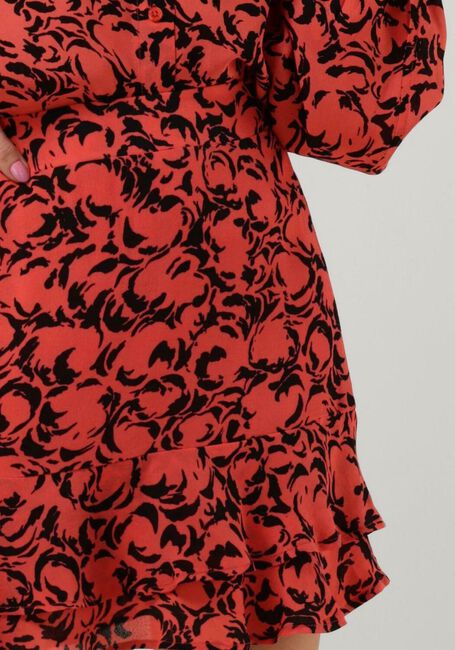 Koralle ALIX THE LABEL Minirock LADIES WOVEN TWO COLOUR RUFFLE SKIRT - large