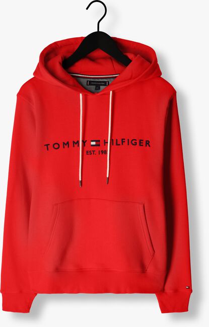 Rote TOMMY HILFIGER Sweatshirt TOMMY LOGO HOODY - large