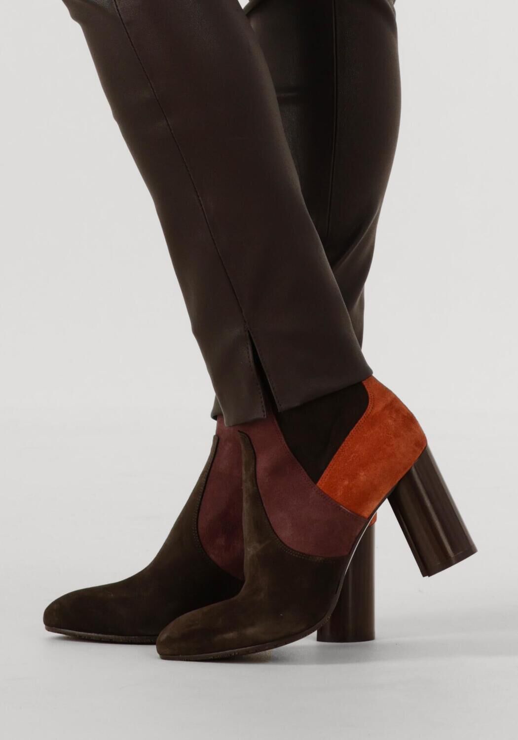 Braune FLORIS VAN BOMMEL Stiefeletten SFW-50075 KACI - large