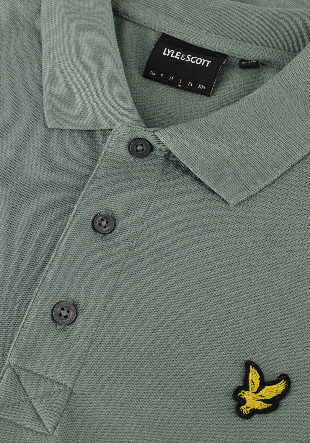 Gr&uuml;ne LYLE & SCOTT Polo-Shirt PLAIN POLO SHIRT - large