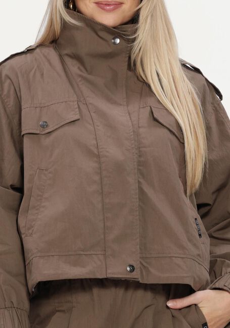 Braune CO'COUTURE Jack ALINACC DOUBLE FUNNEL NECK JACKET - large