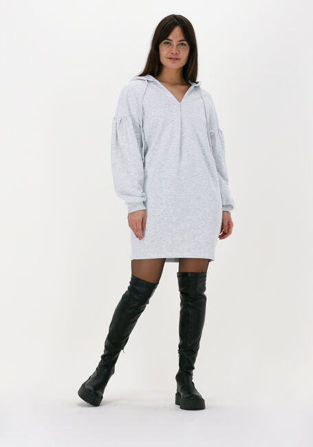 Graue NA-KD Sweatshirt HOODIE DRESS - large