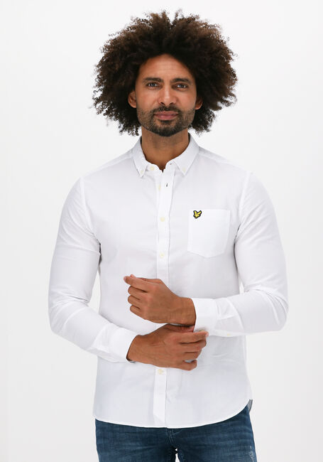Weiße LYLE & SCOTT Casual-Oberhemd OXFORD SHIRT - large