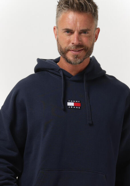 Dunkelblau TOMMY JEANS Sweatshirt TJM TOMMY BADGE HOODIE - large