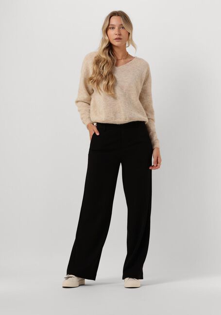 Schwarze OBJECT Hose OBJLISA WIDE PANT - large