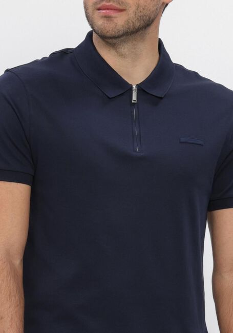 Dunkelblau CALVIN KLEIN Polo-Shirt SS SUPIMA CHEST EMB POLO - large