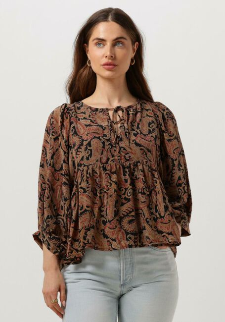 Orangene SISSEL EDELBO Blusen ANGELINA SILK TOP - large