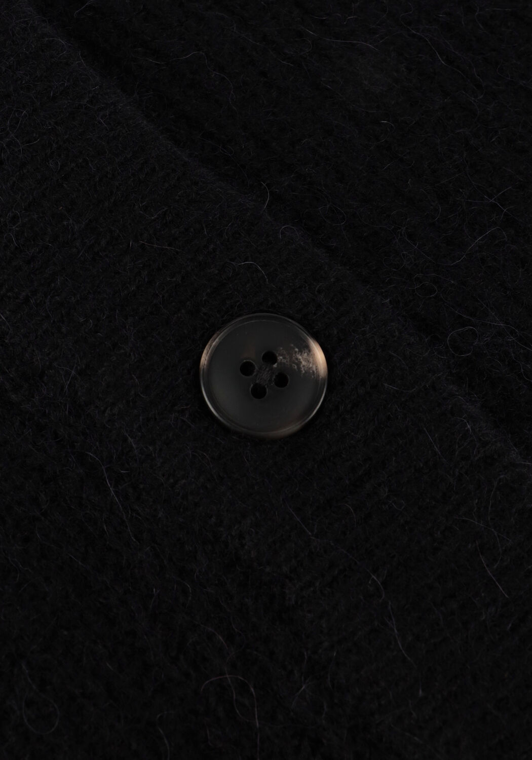 Schwarze SELECTED WOMEN Strickjacke SLFLULU LS KNIT SHORT CARDIGAN - large