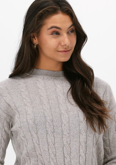 Graue BELLAMY Pullover CHARLOTTE CABLE - large