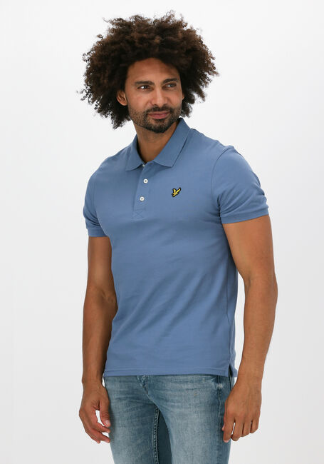 Blaue LYLE & SCOTT Polo-Shirt PLAIN POLO SHIRT - large