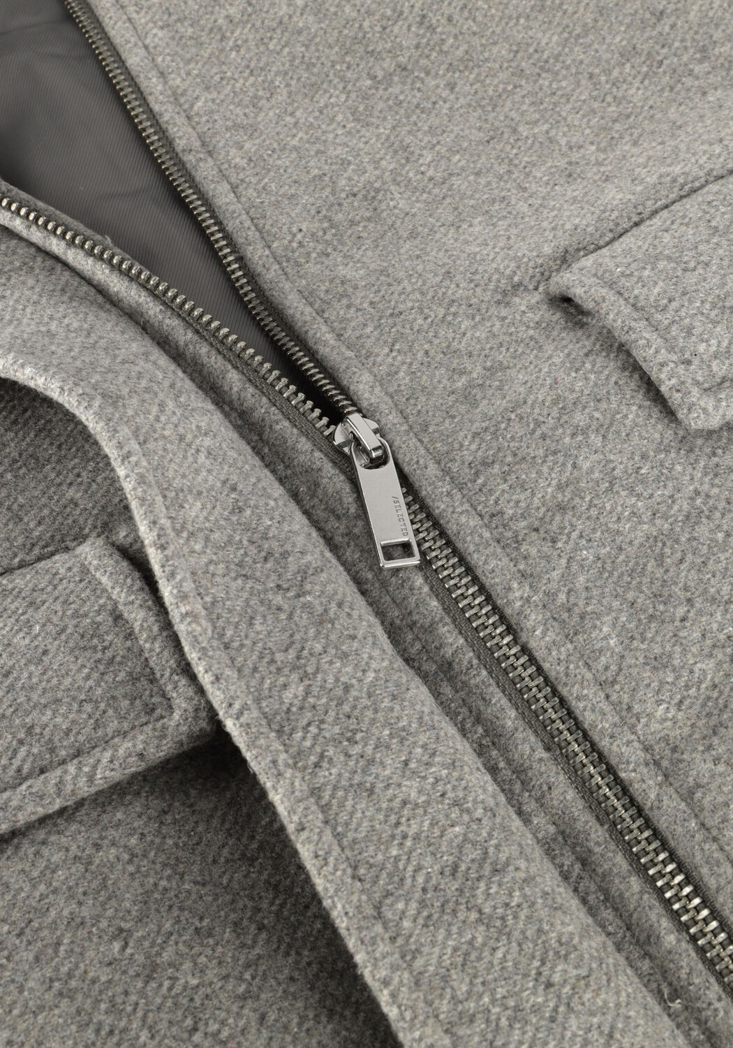 Graue SELECTED WOMEN Jack SLFSELMA BOMBER JACKET - large