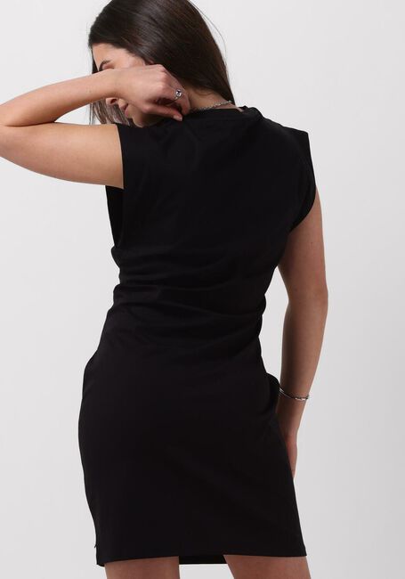 Schwarze SCOTCH & SODA Minikleid TIE WAIST MINI JERSEY DRESS - large