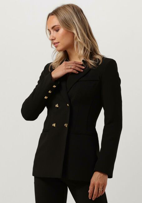 Schwarze ACCESS Blazer DOUBLE-BREASTED BLAZER WITH STUD - large