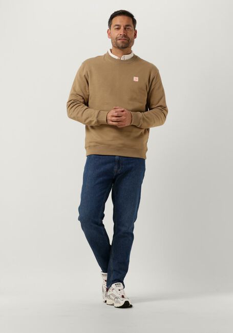 Sand SCOTCH & SODA Sweatshirt CLASSIC ESSENTIAL CREWNECK SWEATSHIRT - large