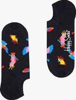Schwarze HAPPY SOCKS Socken COCKATOO NO SHOW - medium