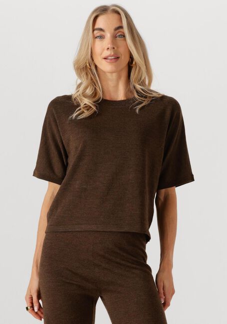 Braune MSCH COPENHAGEN Top MSCHNEMA AVALINA 2/4 PULLOVER - large