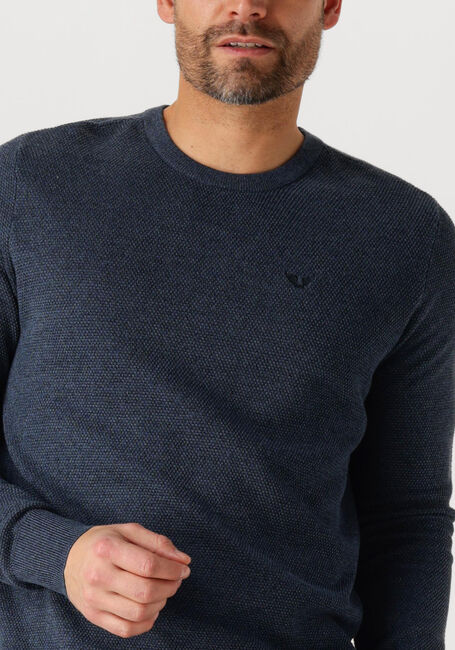 Blaue PME LEGEND Pullover R-NECK COTTON MODAL - large
