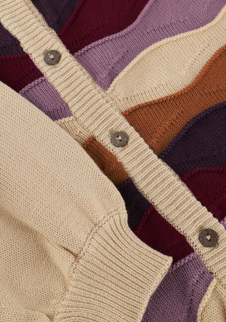 Mehrfarbige/Bunte YOUR WISHES Strickjacke PATCHWORK KNIT CARDIGAN - large