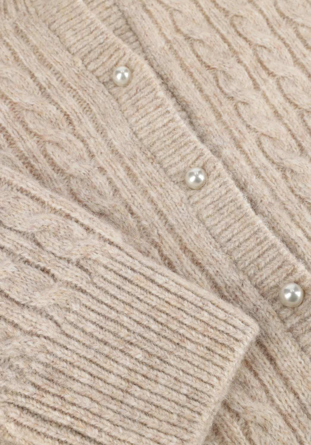 Beige MODSTR&Ouml;M Strickjacke PAMMIEMD CARDIGAN - large