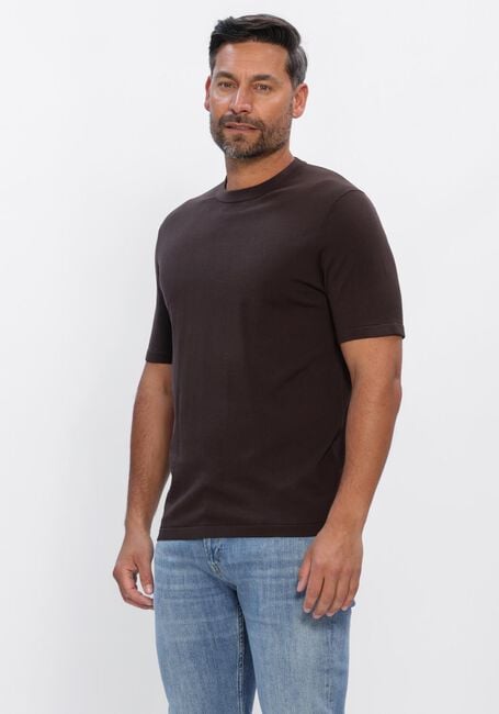 Braune PROFUOMO T-shirt T-SHIRT CREW NECK SS AERO EASE - large