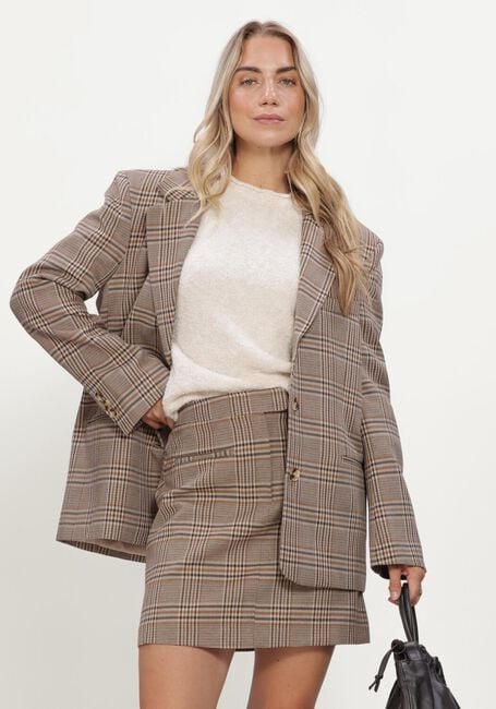 Beige SIMPLE Blazer WV-PL-AC-CHECK-26-3 - large