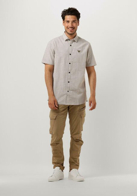 Beige PME LEGEND Casual-Oberhemd SHORT SLEEVE SHIRT YARN DYED STRIPE - large