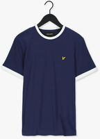Blaue LYLE & SCOTT T-shirt RINGER T-SHIRT