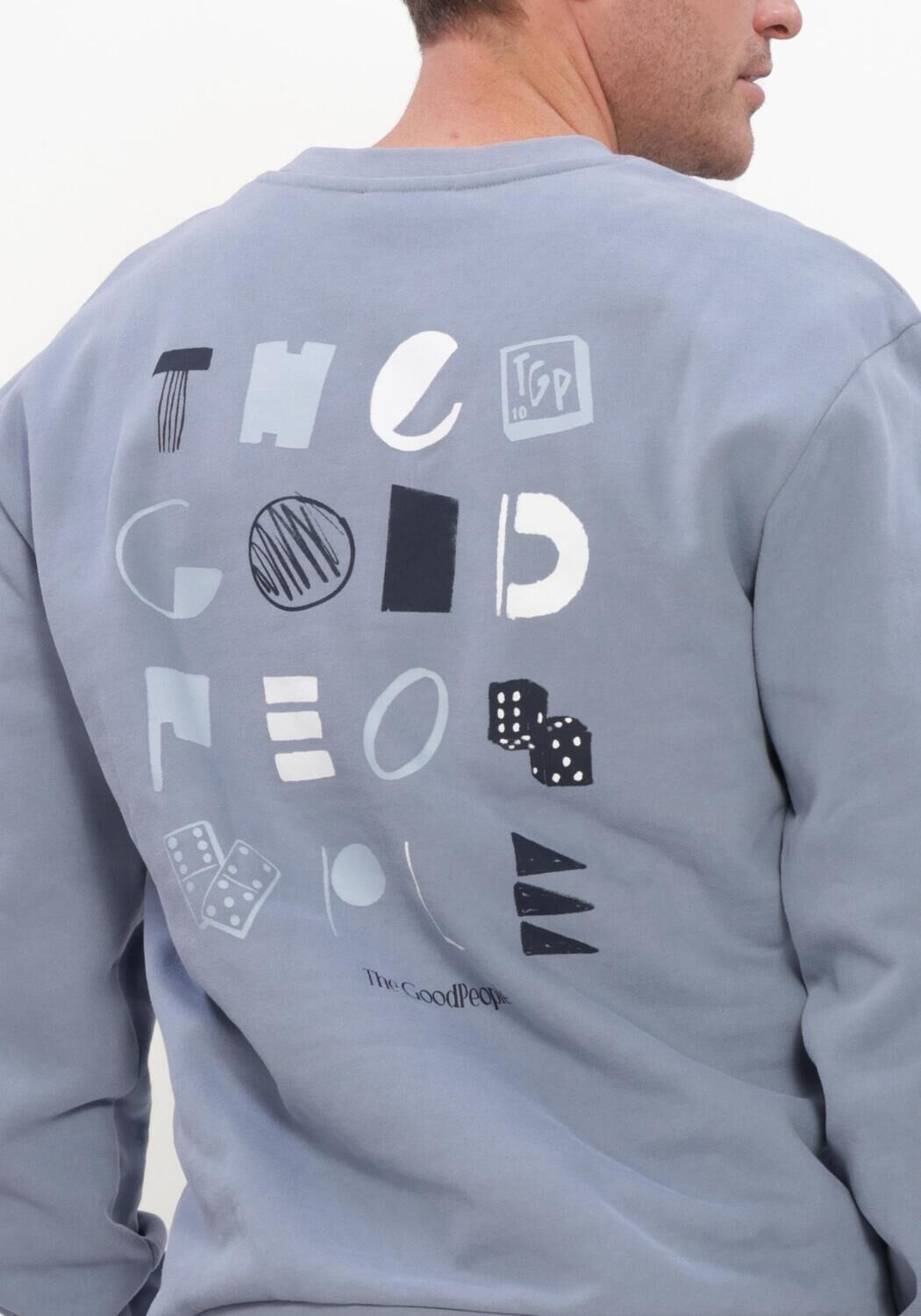 Hellblau THE GOODPEOPLE Sweatshirt LAX - large