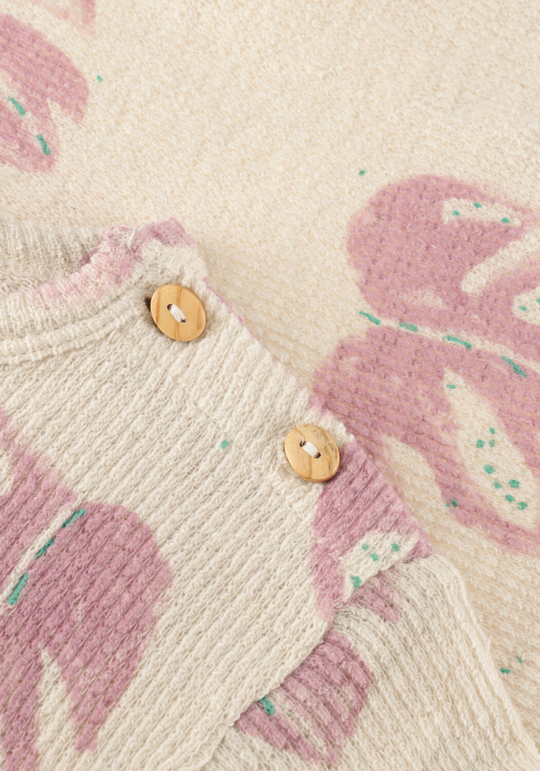 Creme PLAY UP Pullover PRINTED EMBELLISHED JERSEY SWEATER - large