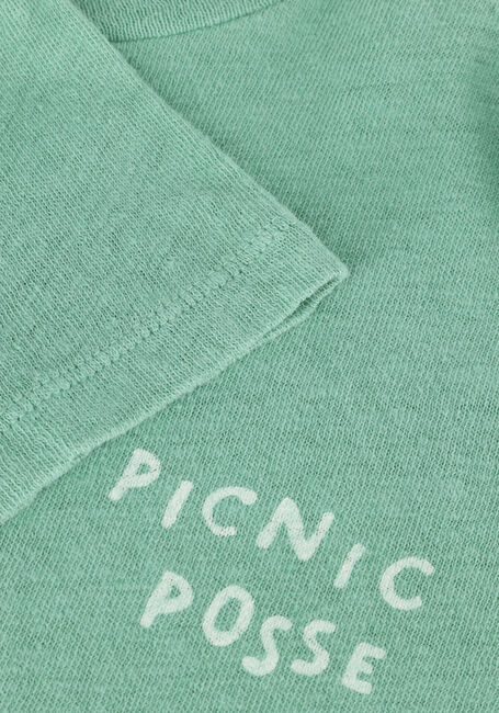 Grüne Sproet & Sprout T-shirt LINEN T-SHIRT BOTANICAL GREEN - large