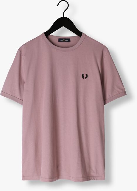Hell-Pink FRED PERRY T-shirt RINGER T-SHIRT - large