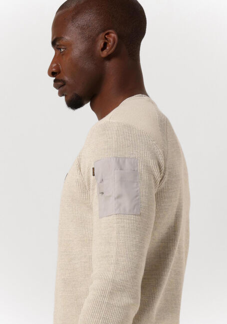 Nicht-gerade weiss PME LEGEND Pullover LONG SLEEVE R-NECK COTTON RIB - large