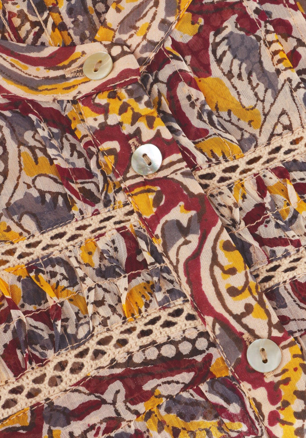 Braune AAIKO Blusen DAIMY ORIENTAL VIS 520 - large