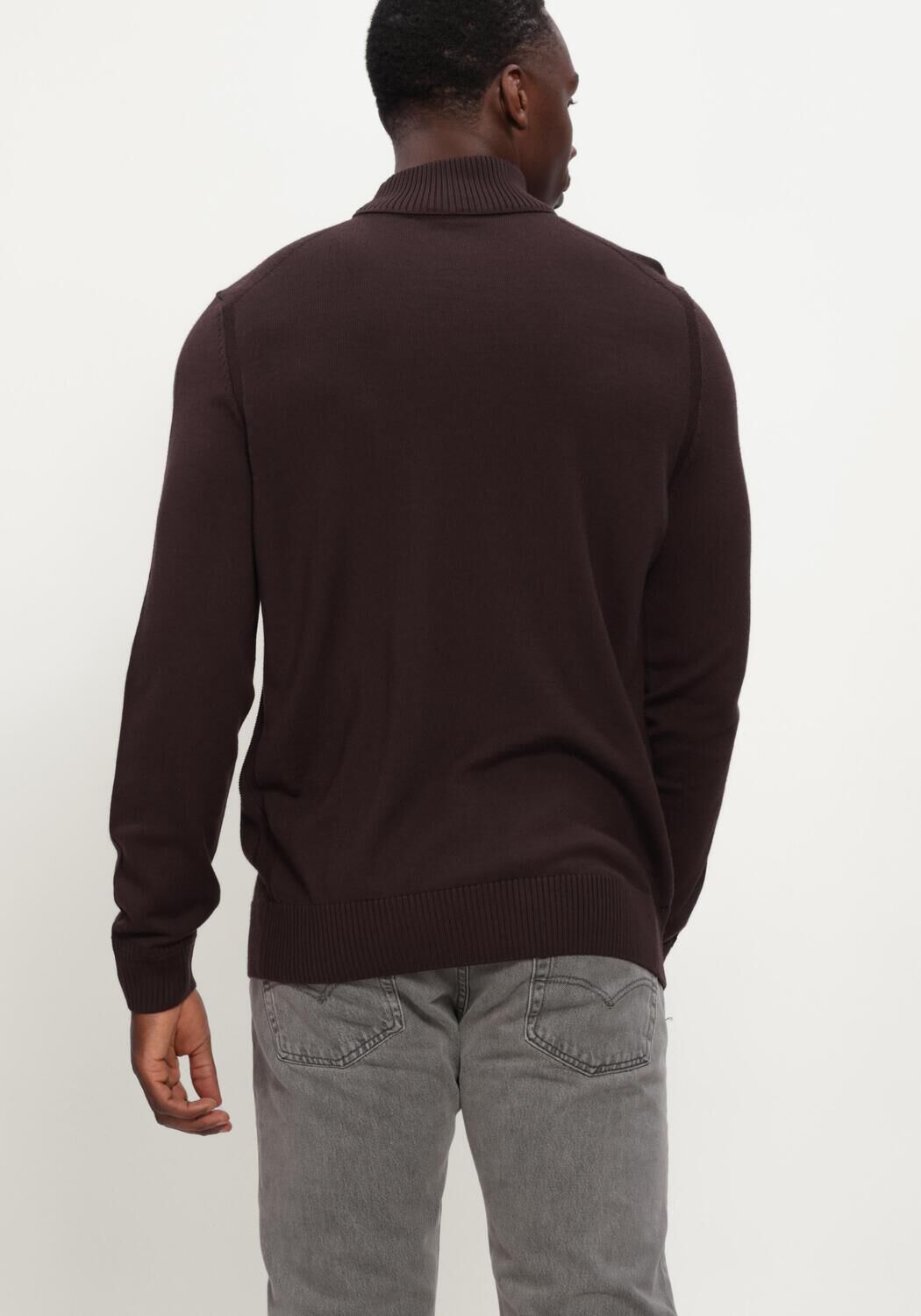 Braune BOSS ORANGE Rollkragenpullover AVAC - large