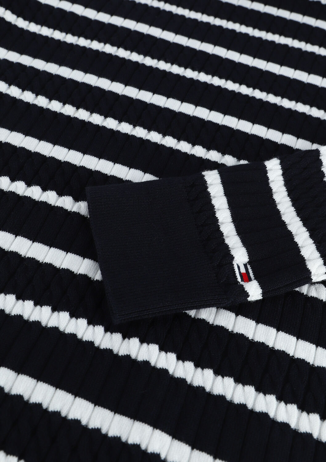 Dunkelblau TOMMY HILFIGER Pullover TH ESS CABLE ROLL-NK SWEATER L - large