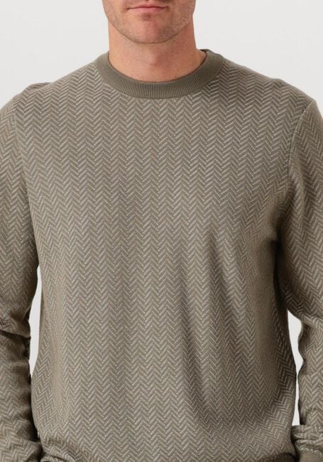 Olive BOSS BLACK Pullover HABITO - large