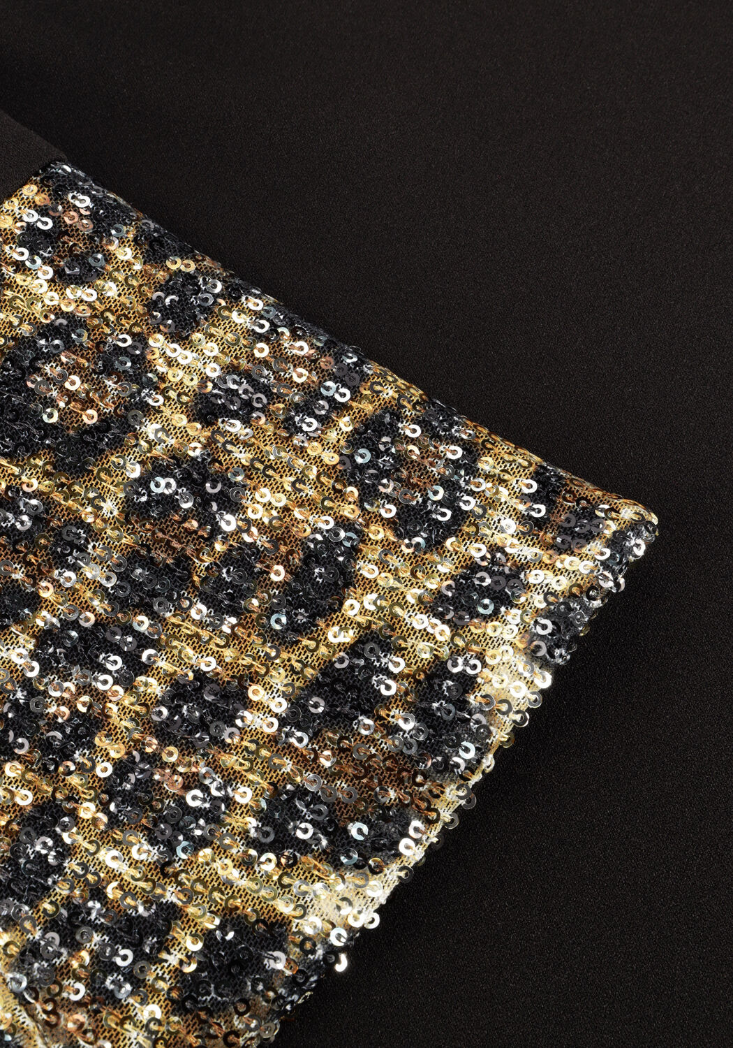 Schwarze ANA ALCAZAR Minikleid MIX DRESS AT ARMS - large