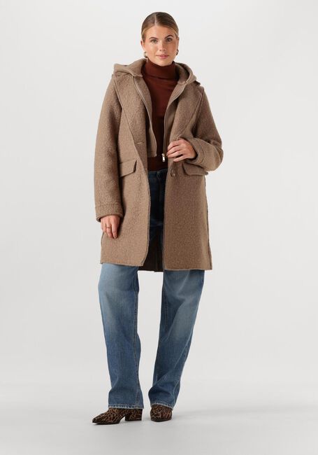 Taupe NUKUS Mäntel INNA JACKET BOUCLE - large