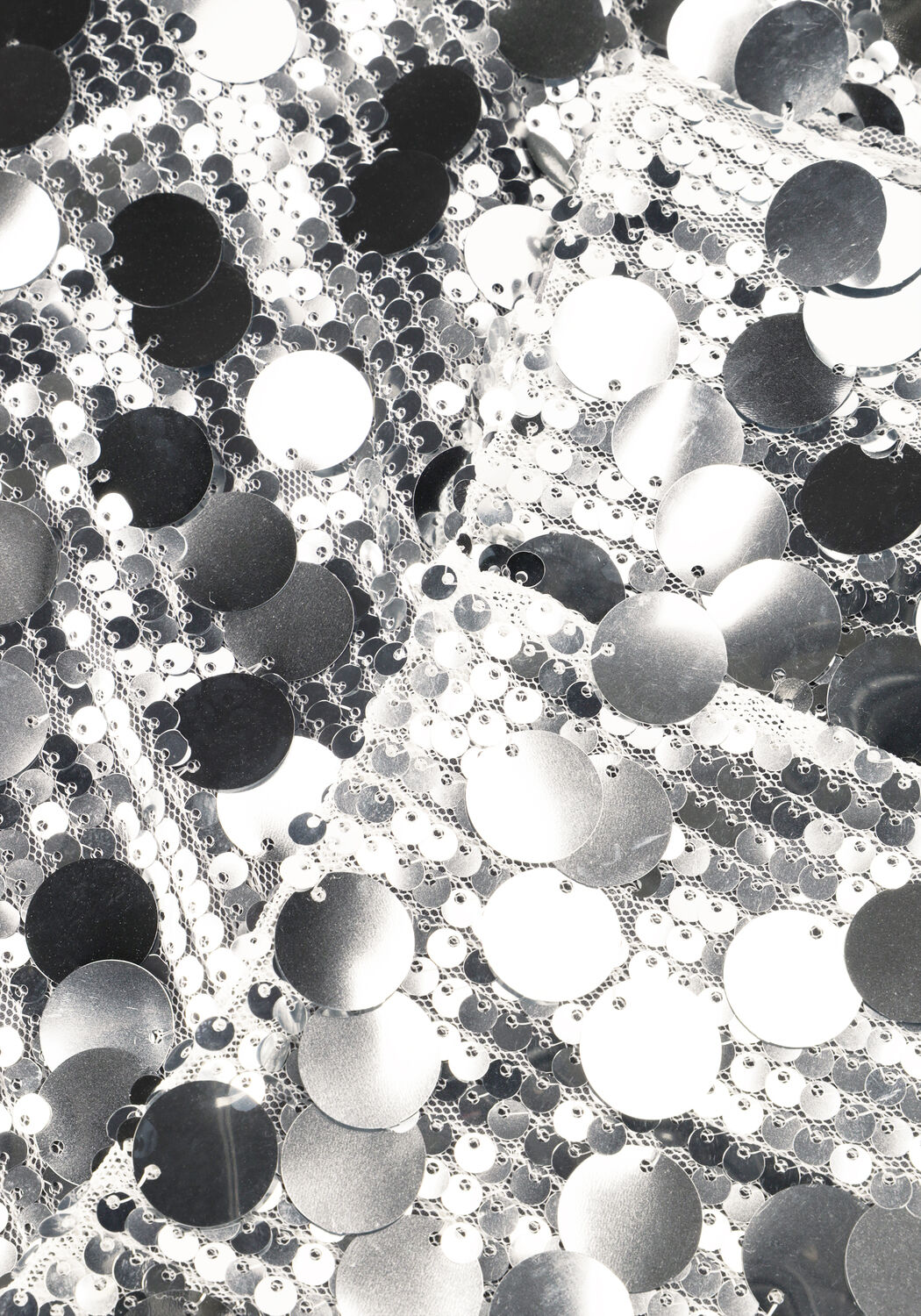 Silberne NOTRE-V Minirock NV-EMERALD - large