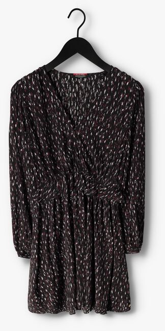 Schwarze SCOTCH & SODA Minikleid WRAPPED SHORT DRESS - large