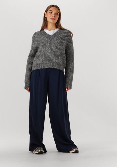 Dunkelblau SELECTED WOMEN Weite Hose SLFLEONORE HW WIDE PANT B - large