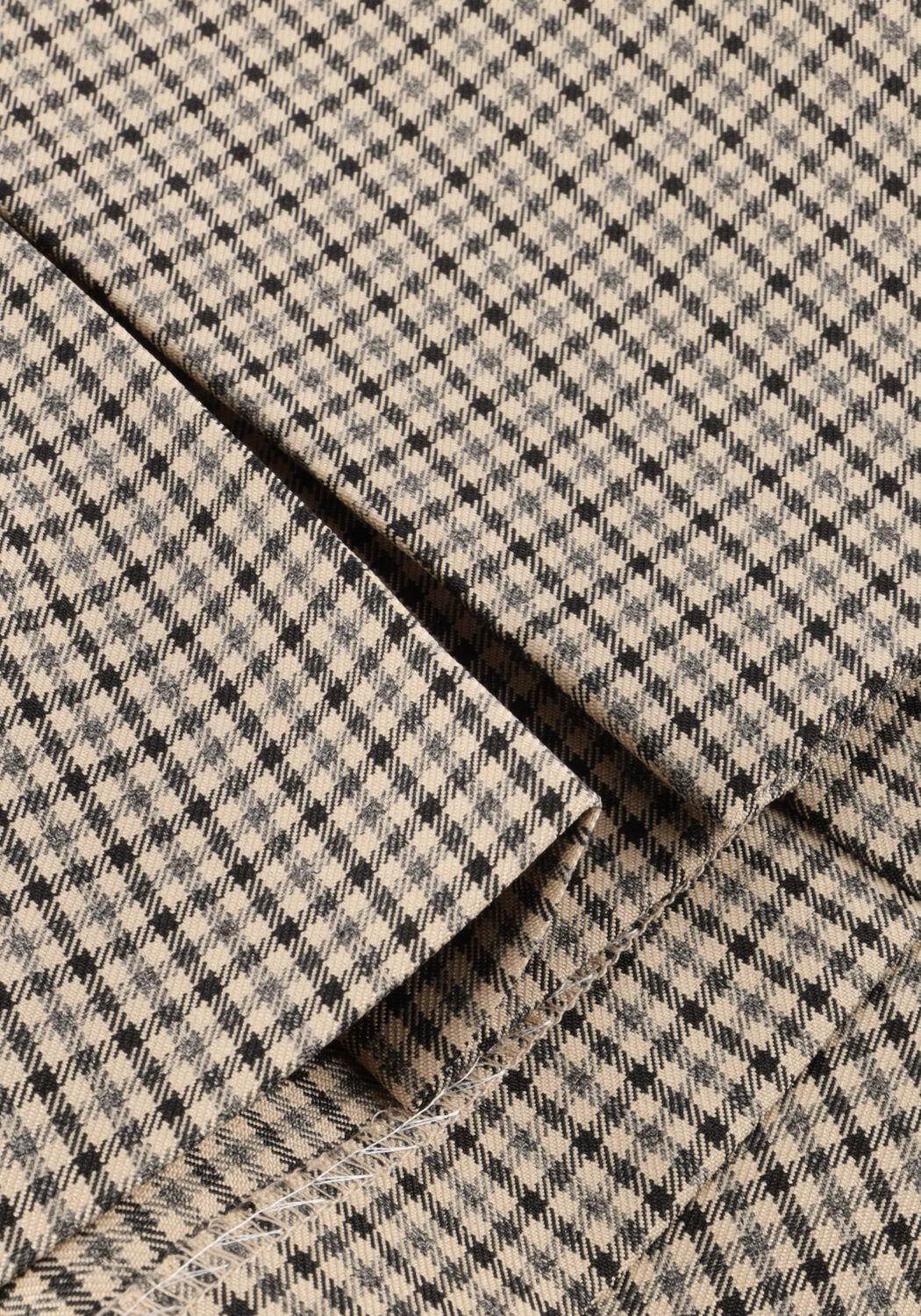 Beige CATWALK JUNKIE Minirock PLEATED CHECK SKIRT - large