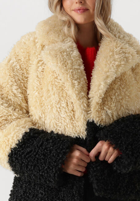 Beige STAND STUDIO Teddy-Jacke JUBEL JACKET - large