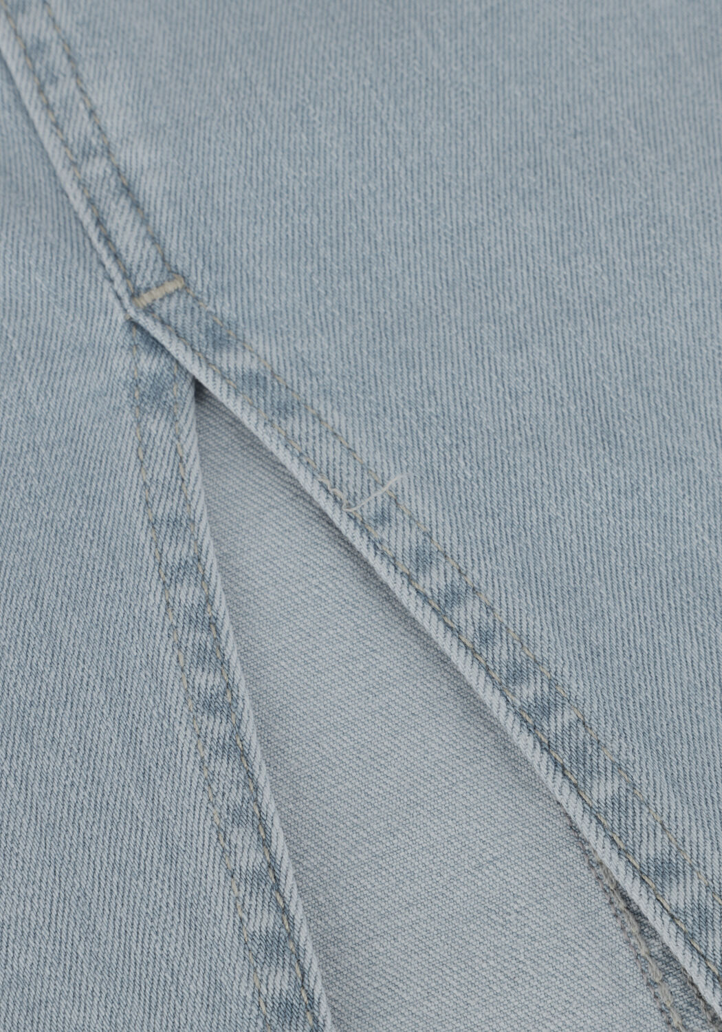 Hellblau FRANKIE & LIBERTY Midirock DENIM MIDI SKIRT - large