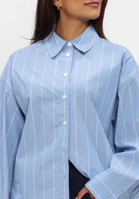 Blaue CATWALK JUNKIE Blusen DOUBLE PLACKET BLOUSE - large