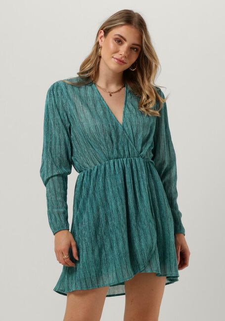 Grüne ALIX THE LABEL Minikleid LADIES KNITTED LUREX DRESS - large