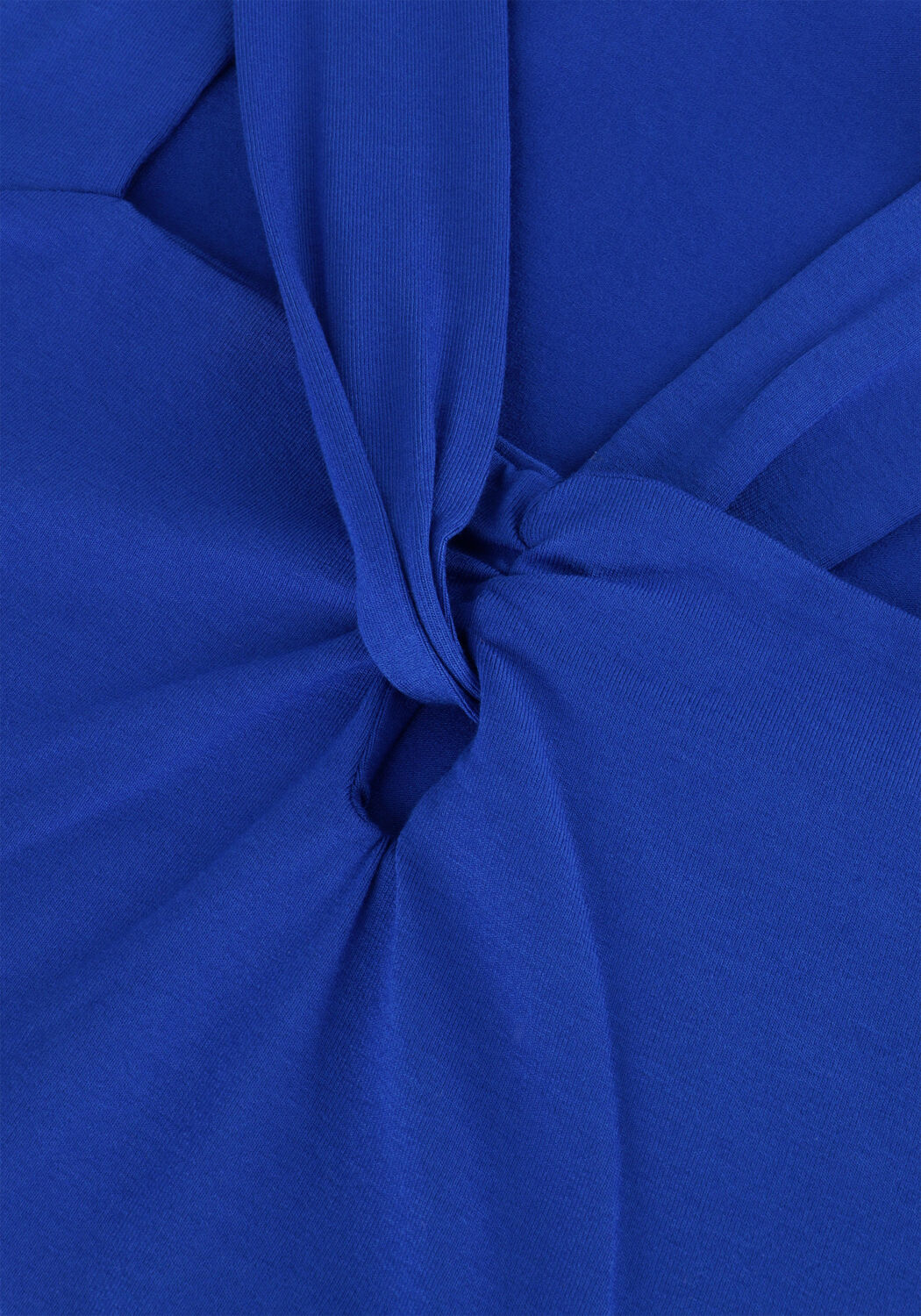 Blaue JANSEN AMSTERDAM Top V370 JERSEY SOLID SLEEVELESS SINGLET WITH CUT OUT - large