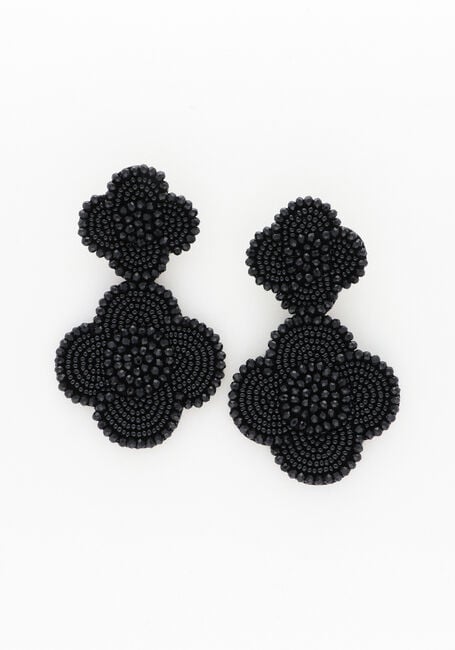 Schwarze NOTRE-V Ohrringe X FLORINE - large