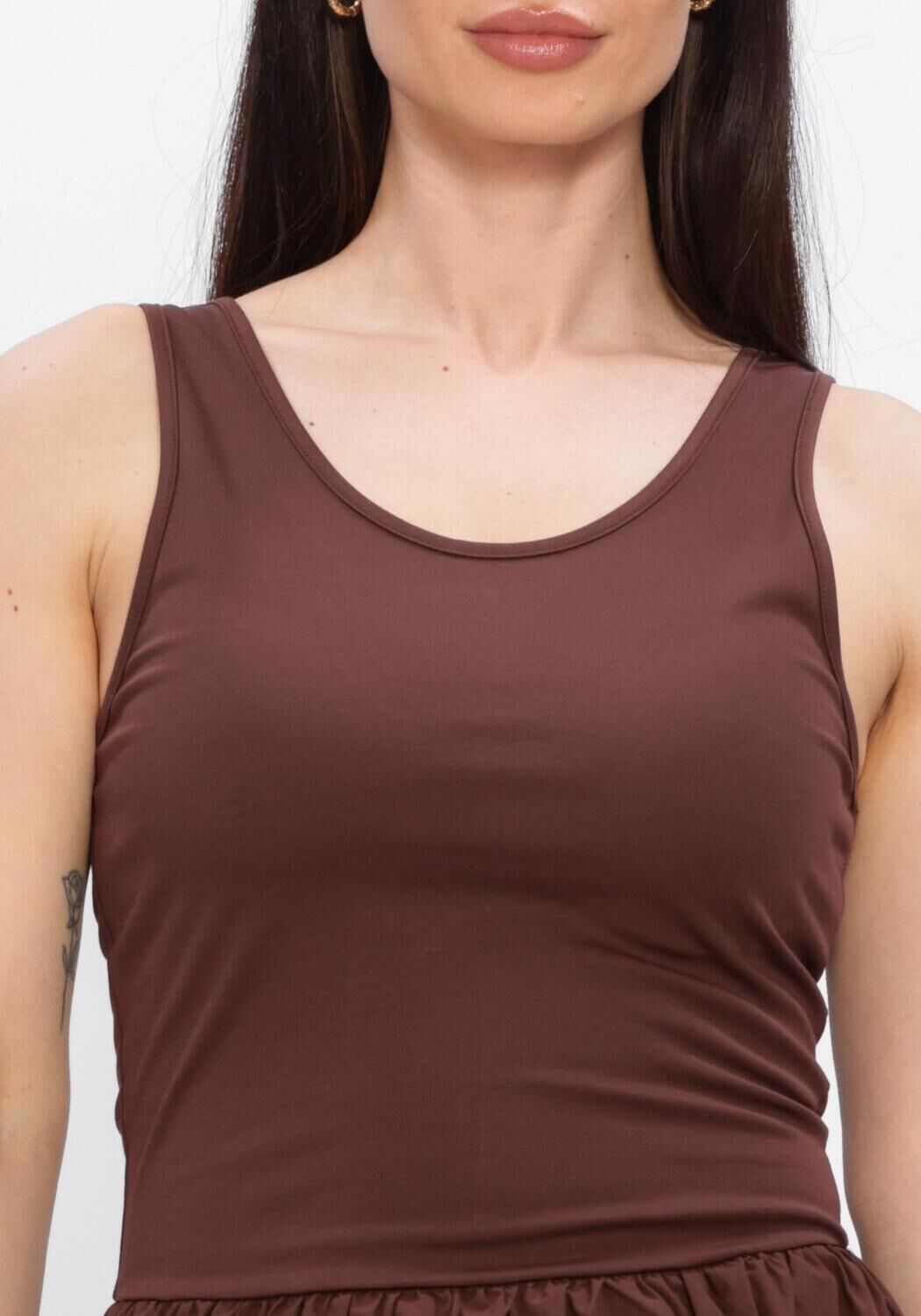Braune MINUS Kleider MSMARIE MIDI DRESS - large