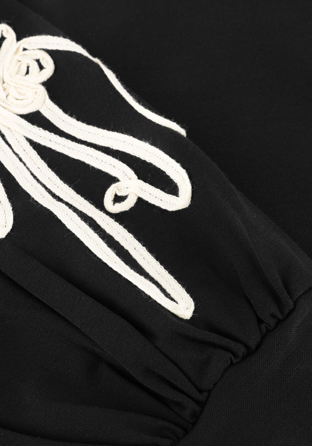 Schwarze OBJECT Pullover OBJCAROLINE JOANA L/S TOP - large